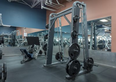 Squat Machines at Workout Club in Manchester