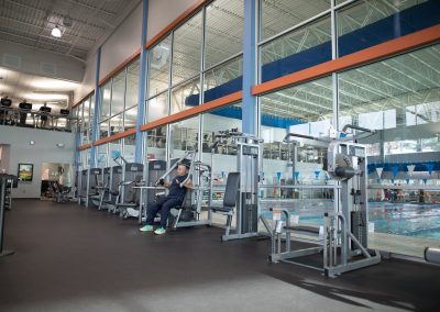 The gym floor and training space at Workout Club in Salem